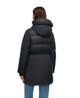 Women's Heirani Mid-Length Quilted Parka Puffer with Oversized Hood