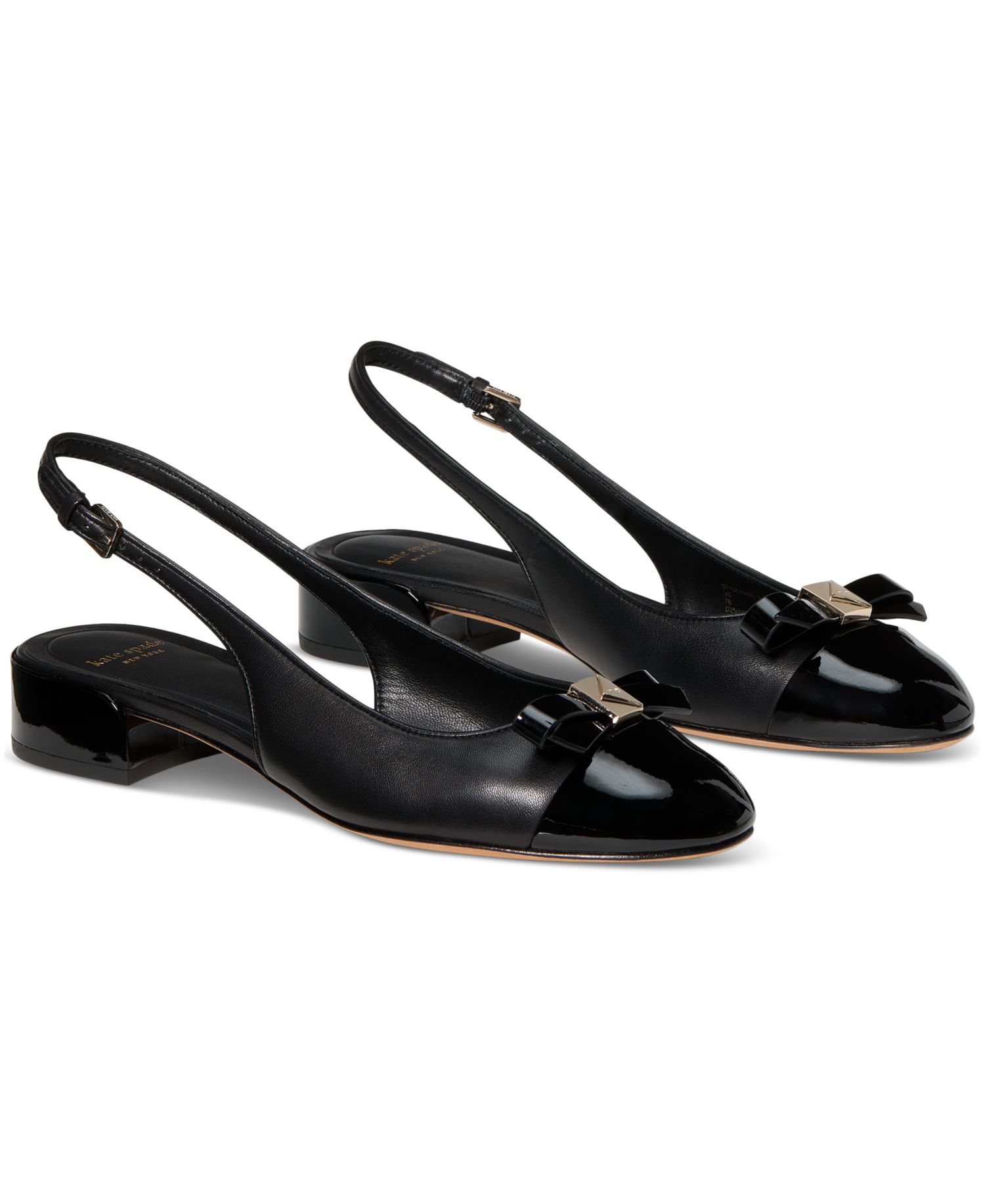 Women's Deco Bow Slingback Pumps