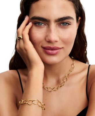 Organically Shaped Link Bracelet