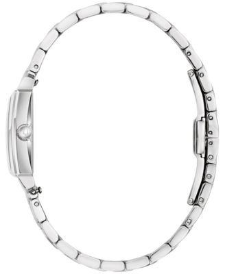 Women's Exclusive Classic Sutton Silver-Tone Stainless Steel Bracelet Watch, 21mm