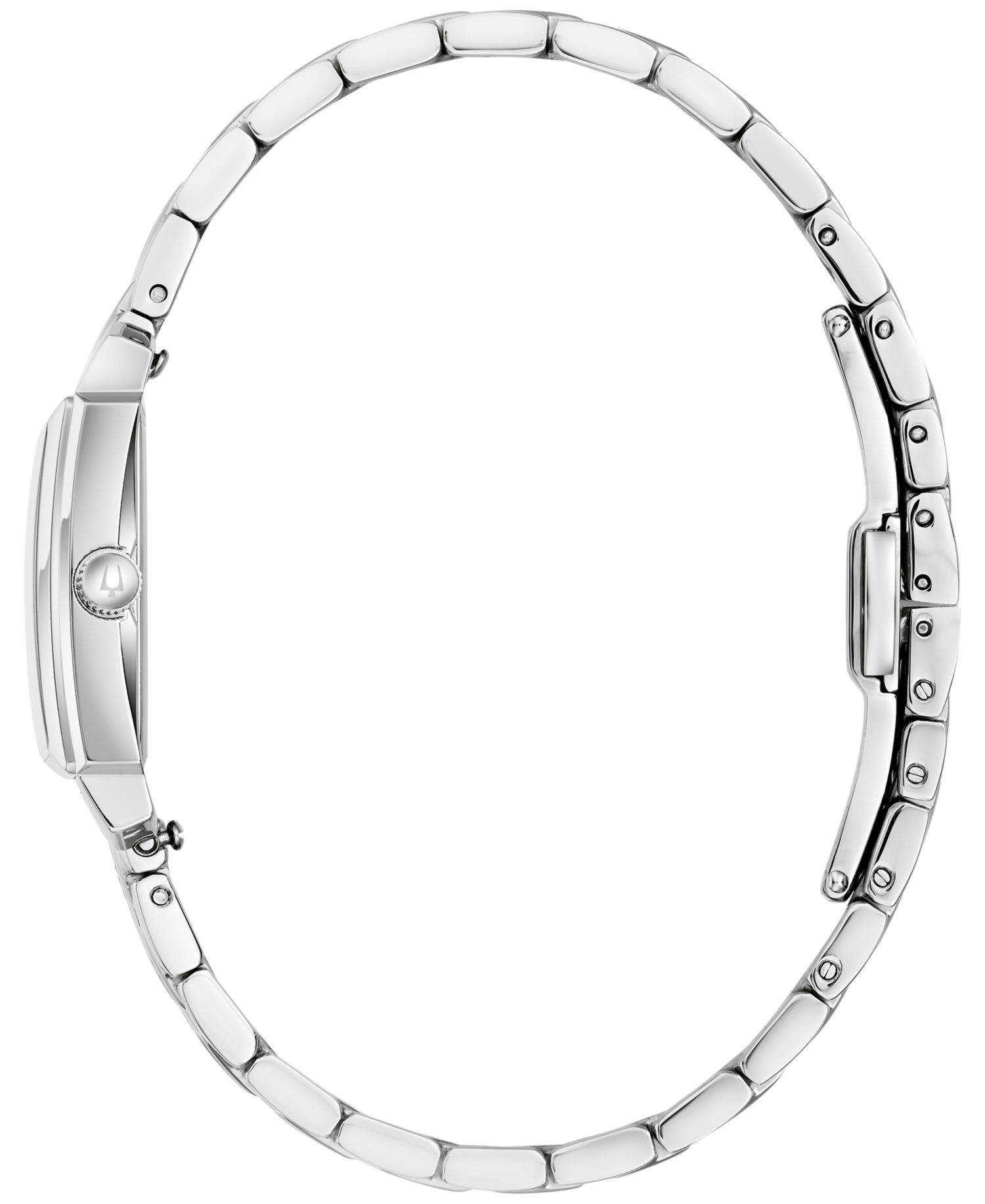 Women's Exclusive Classic Sutton Silver-Tone Stainless Steel Bracelet Watch, 21mm