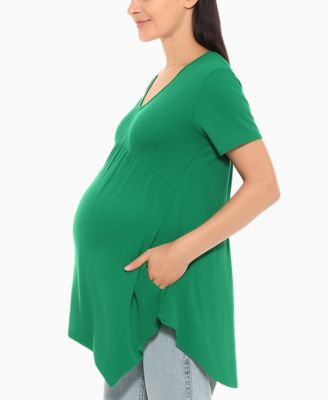 Women's Shirred Maternity Top