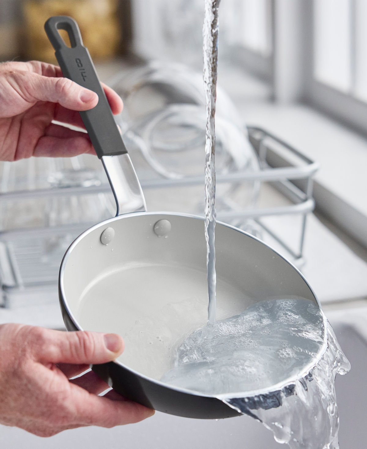 Greenpan Bobby Flay Ceramic Nonstick 10" Frypan In Gray