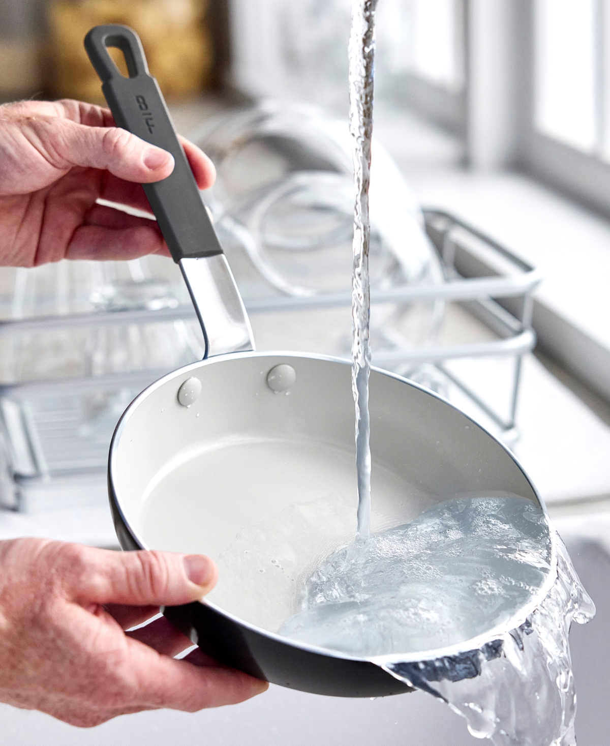 Greenpan Bobby Flay Ceramic Nonstick 12" Frypan In Gray