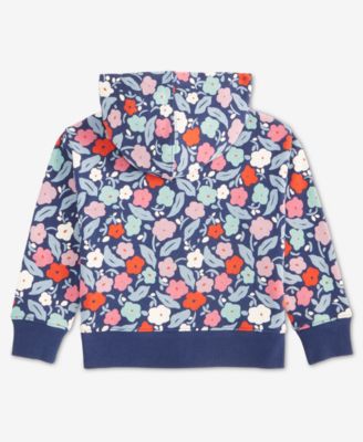 Girls' Toddler 2T-4T Floral-Print Hoodie