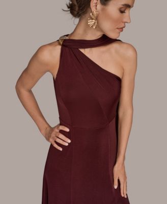 Women's One Shoulder Sleeveless Dress