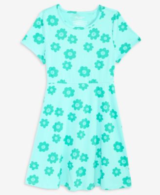 Epic Threads - Girls 5-20 Short-Sleeve Floral-Print Dress