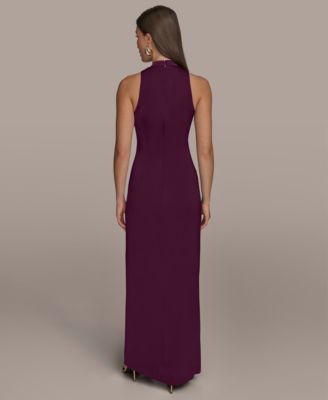 Women's V-Neck Sleeveless Dress