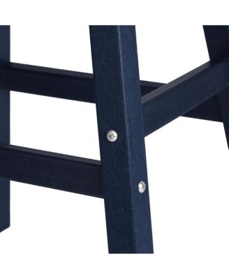 Outdoor Patio Adirondack Counter Height Stool Chair Set of 2