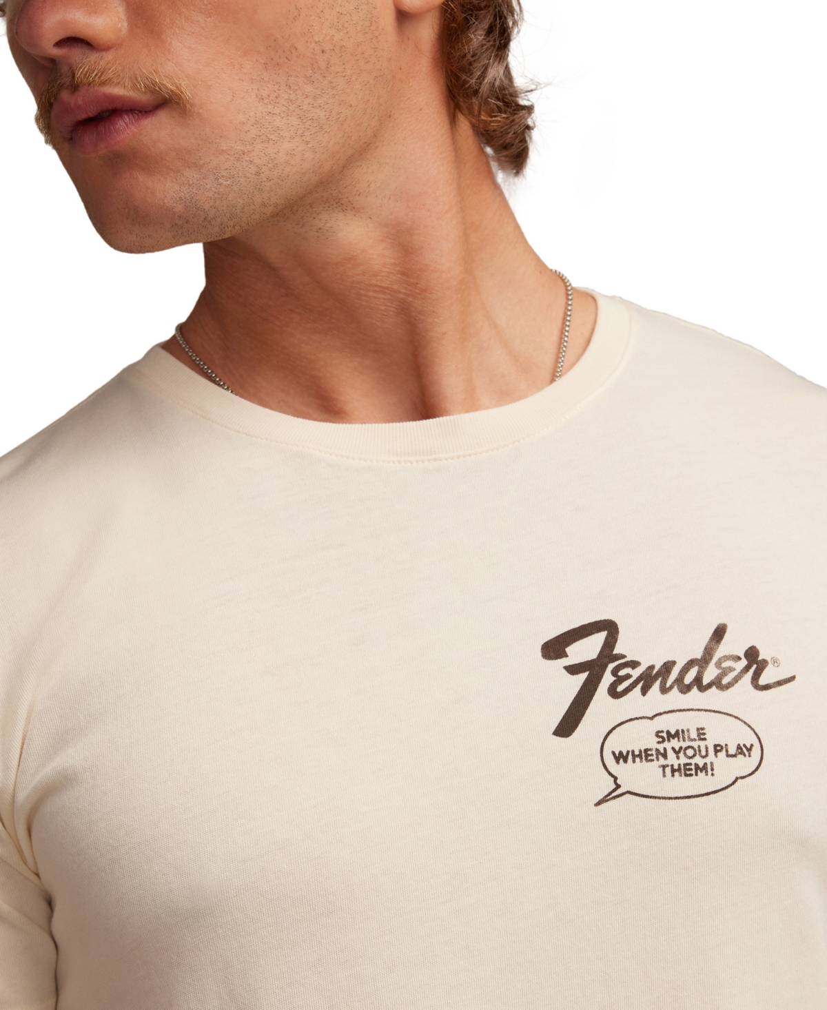 Lucky Brand Men's Crewneck Fender Western T-Shirt