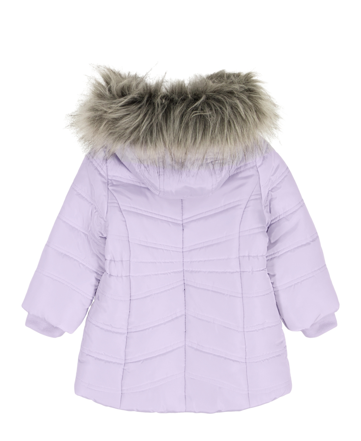 Calvin Klein Baby Girls Aerial Zip-front Jacket In Purple