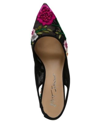 Women's Lira Mesh Embroidered Pumps