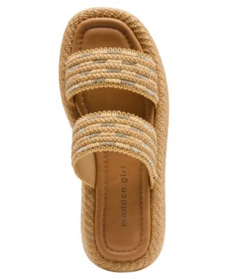 Women's Mykonos Raffia Flatform Sandals