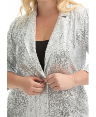 Women's June + Vie Sequin Blazer