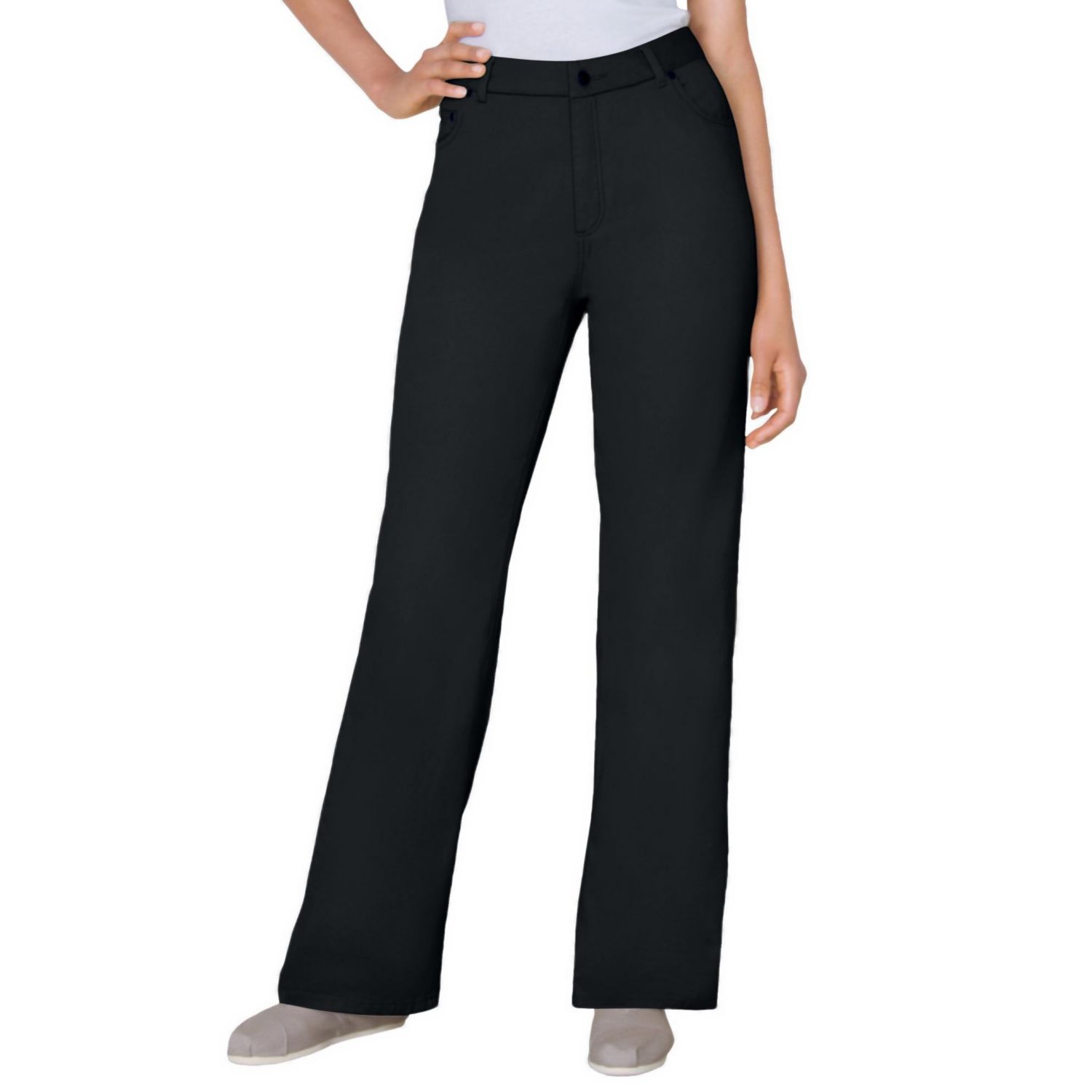 Women's Within Perfect Relaxed All-Cotton Denim Five-Pocket Jeans