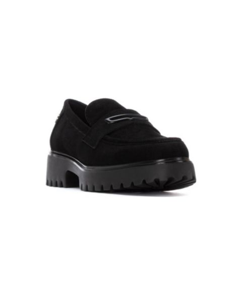 Женские туфли XTI Casual Suede Penny, цвет: Чёрный