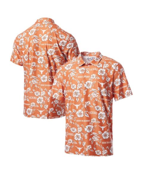 Мужское поло Reyn Spooner Burnt Orange Texas Longhorns Pua Performance Polo Shirt