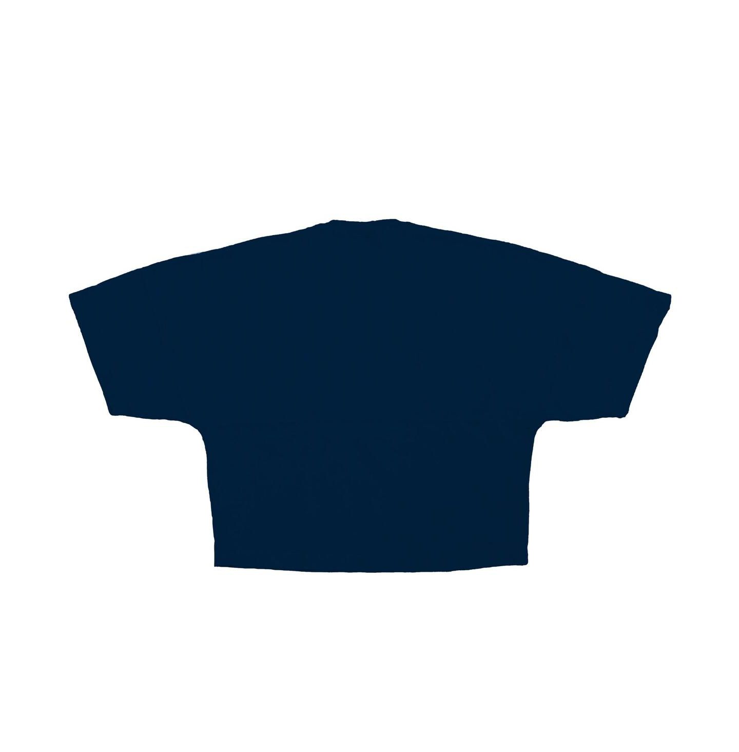 Женская футболка Fanatics Navy New York Yankees Skyline Crop — фото 2
