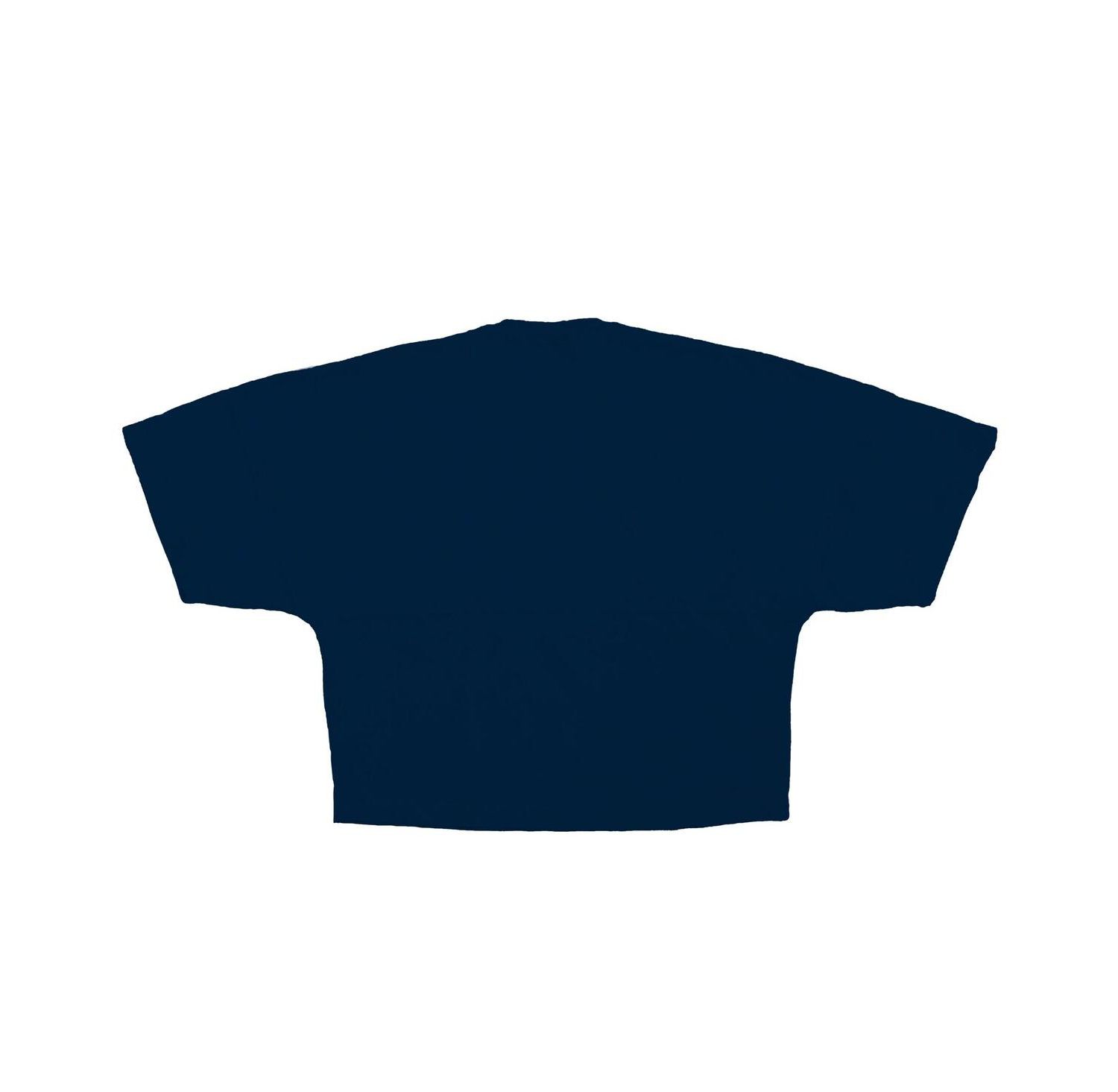 Women's Navy New York Yankees Skyline Crop T-Shirt