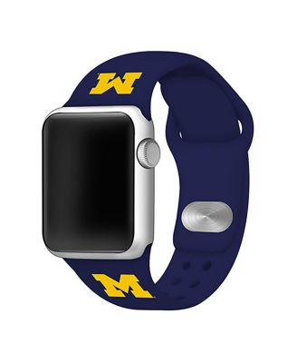 Michigan Wolverines 38/40/41mm Apple Watch Team Color Silicone Sport Band