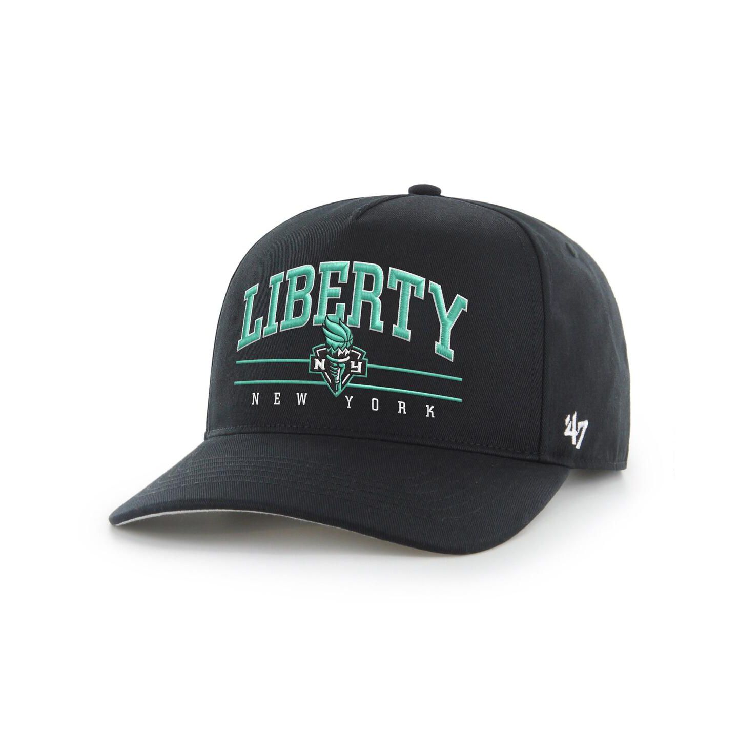Мужская кепка '47 Brand Black New York Liberty Roscoe Hitch Adjustable Hat — фото 1