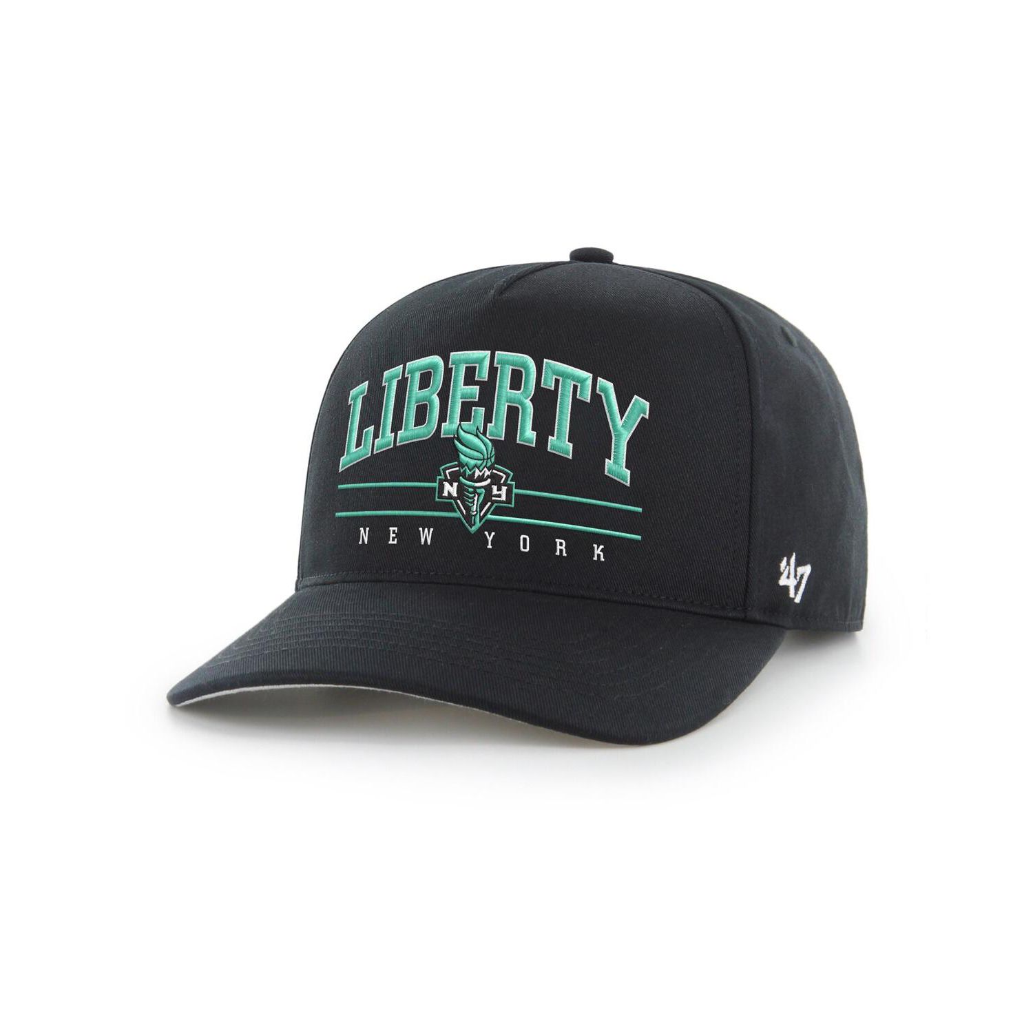 Men's Black New York Liberty Roscoe Hitch Adjustable Hat