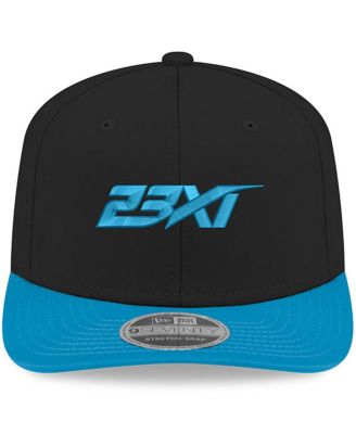 Men's Black/Blue 23XI Racing 9SEVENTY Team Adjustable Hat