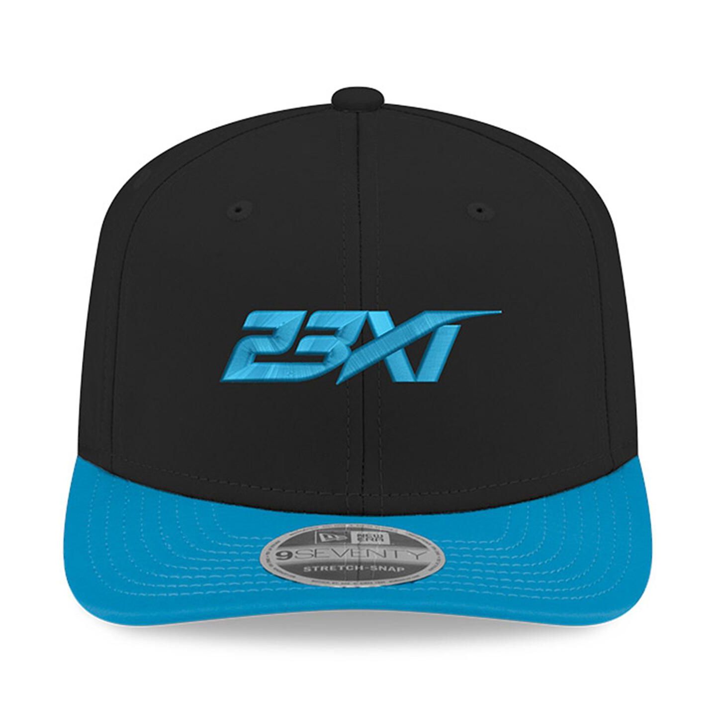 Мужская кепка New Era Black/Blue 23XI Racing 9SEVENTY Team Adjustable Hat — фото 4