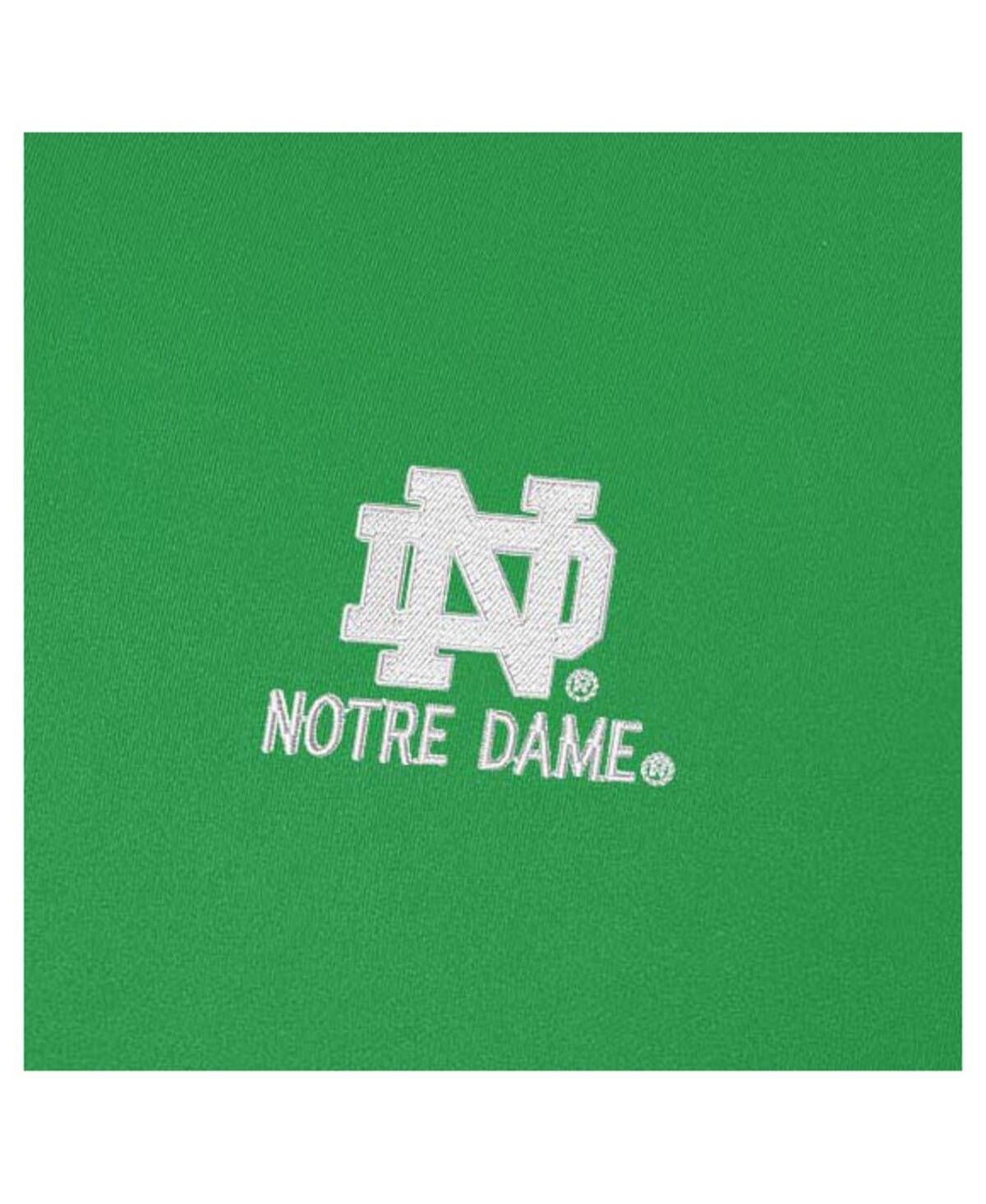 Antigua Men's Kelly Green Notre Dame Fighting Irish St. Patrick's Day Intent Quarter-Zip Pullover Hoodie