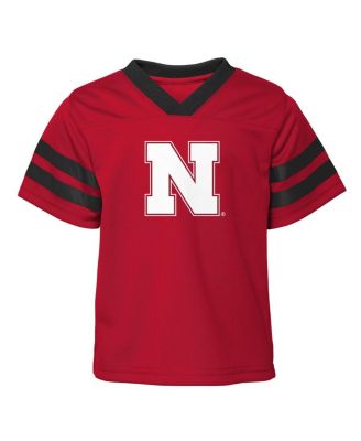 Big Boys and Girls 2-Piece Scarlet Nebraska Huskers Red Zone V-Neck Top and Pants Set