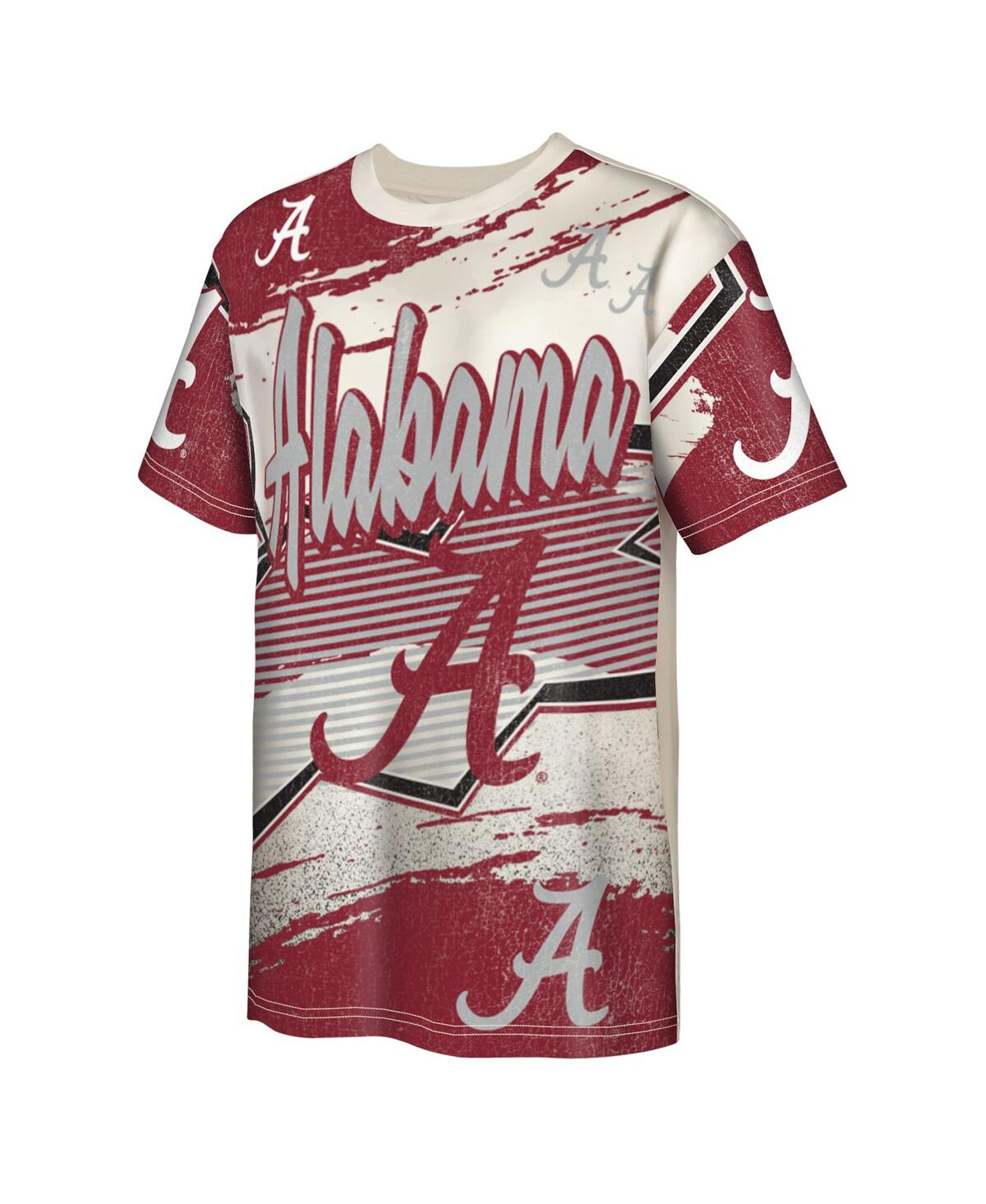 Outerstuff Big Boys and Girls Cream Alabama Crimson Tide Make Noise T-Shirt