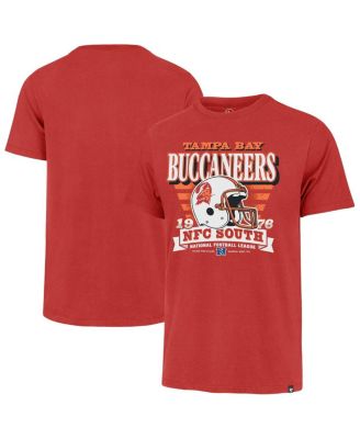 '47 Brand - Men's Red Tampa Bay Buccaneers Stripe Splash Franklin Throwback T-Shirt
