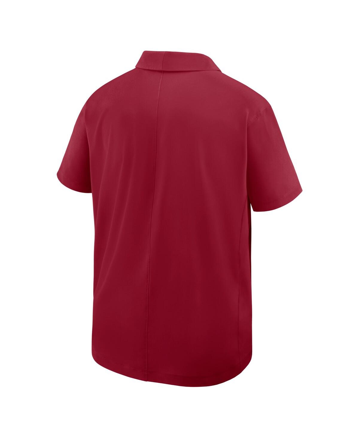 Nike Crimson Washington State Cougars Victory Solid Performance Polo In Brown
