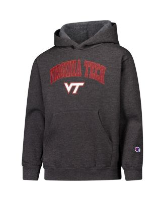 Big Boys and Girls Charcoal Virginia Tech Hokies Campus Pullover Hoodie