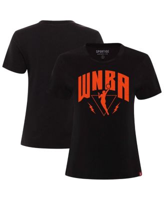 Sportiqe - Women's Black WNBA Logo woman Arcadia Premium T-Shirt