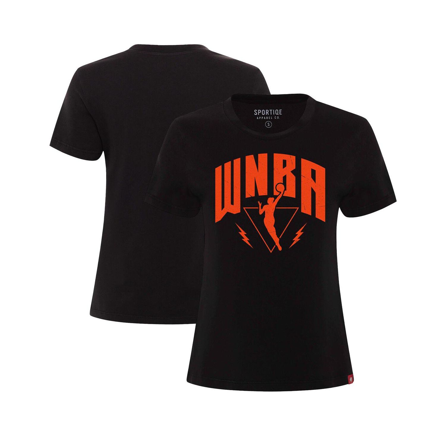 Women's Black WNBA Logo woman Arcadia Premium T-Shirt