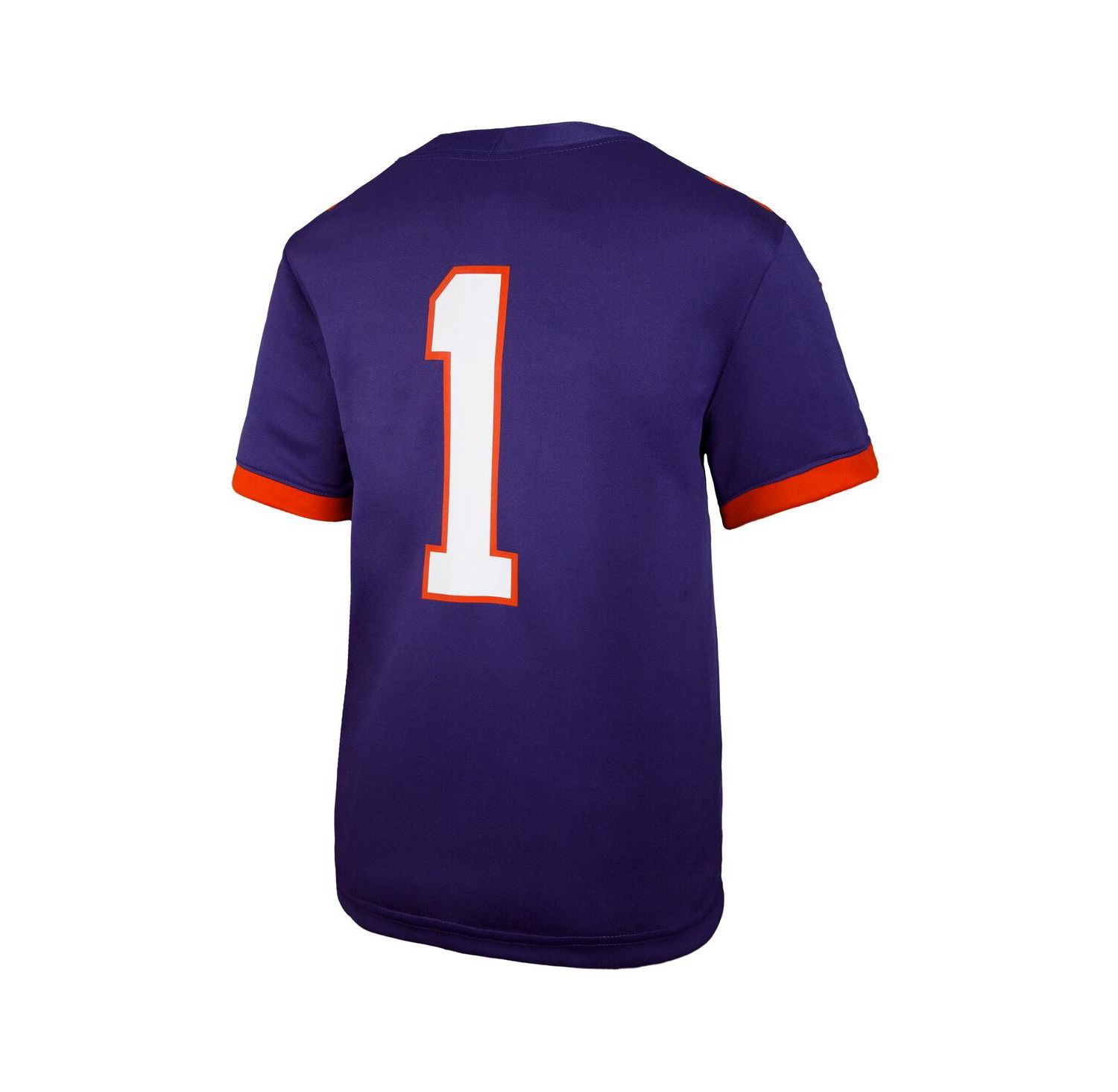 Big Boys and Girls 1 Purple Clemson Tigers Untouchable Replica Game Jersey