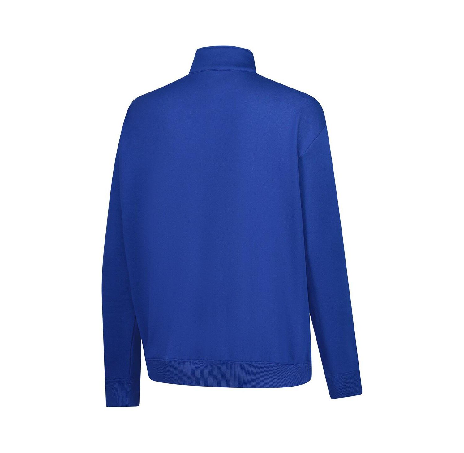 Women's Royal/White Kentucky Wildcats Plus Size Quarter-Zip Pullover