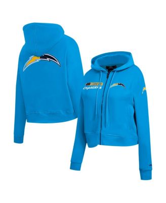 Pro Standard - Women's Powder Blue Los Angeles Chargers Split Logo Full-Zip Hoodie