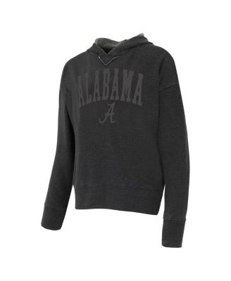 Concept Sport Women's Charcoal Alabama Crimson Tide Volley Long Sleeve Hoodie Top