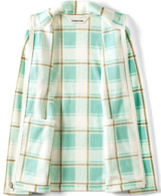 Plus Size Anyweather Fleece Full Zip Print Jacket