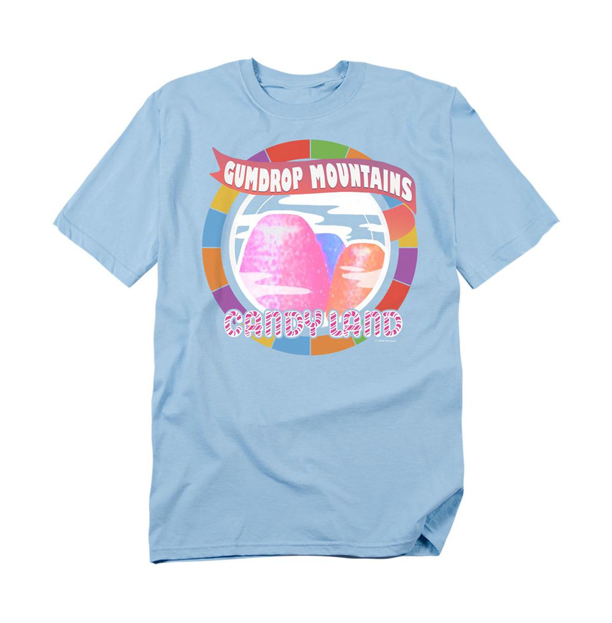 Мужская футболка Candy Land Вкусные леденцовые горы