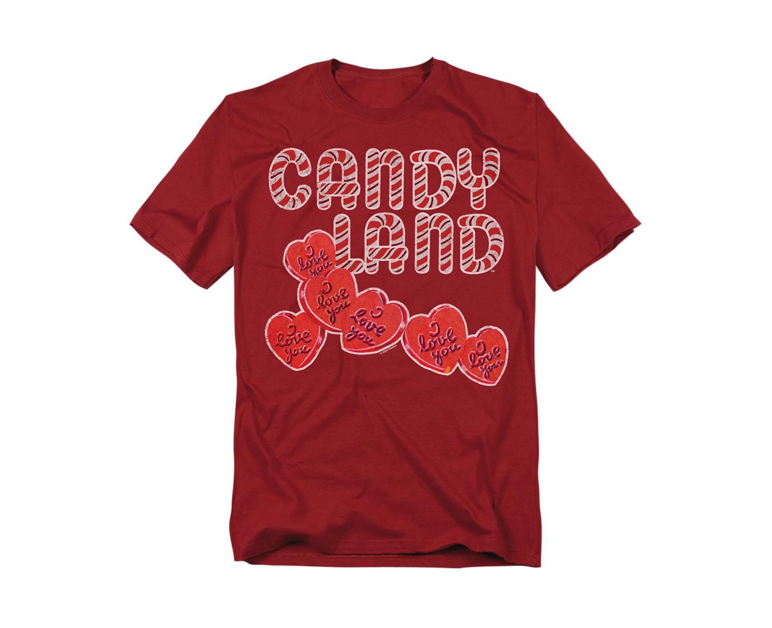 Big & Tall Candy Land Candy Hearts Say I Love You T Shirt