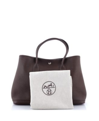 Pre-Owned HERMES 36 Garden Party Tote Leather