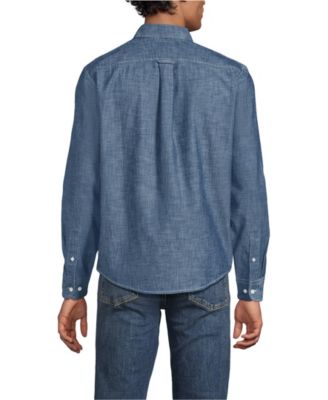 Men's Long Sleeve Chambray Shirt