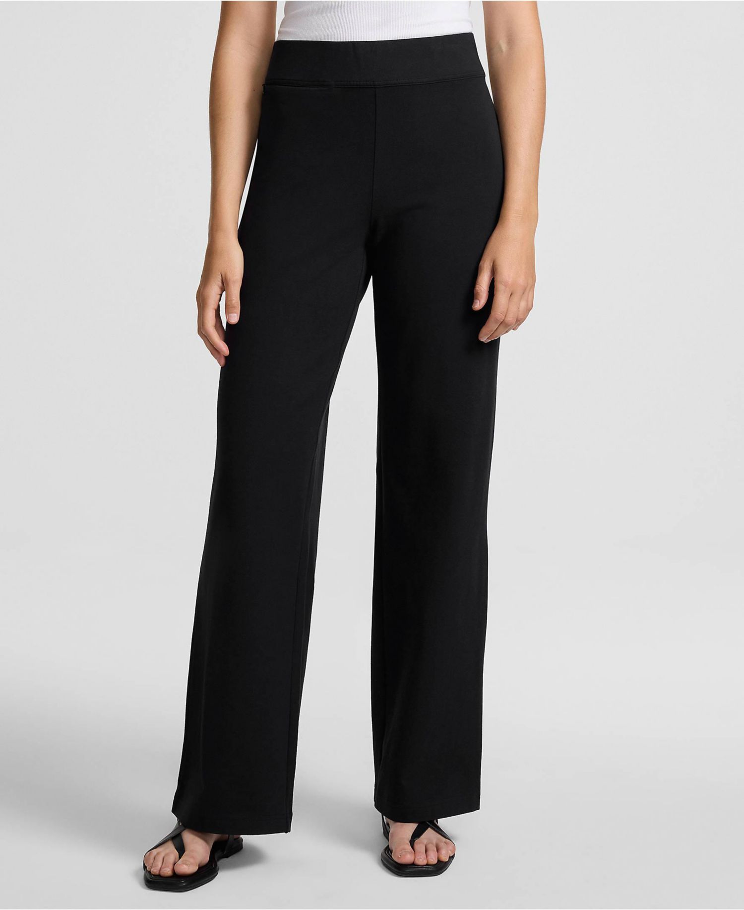 Women's Starfish High Rise Pull On Wide Leg Pocket Pants