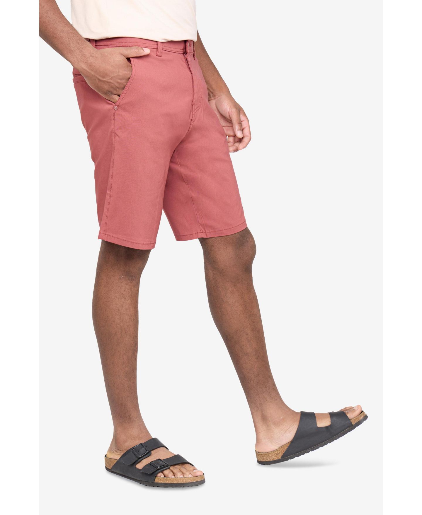 Мужские шорты XRAY 10" Slim Fit Stretch Chino, цвет: Сливочный — фото 3