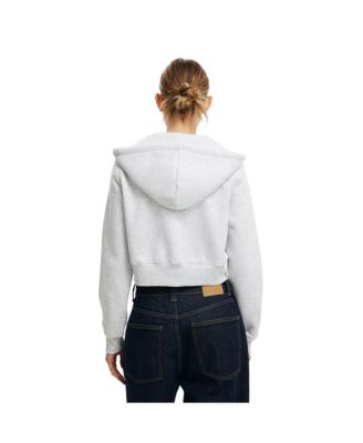 Women's Premium Cropped Zip Through Sweatshirts