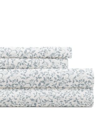 Delicate Blossoms 3-P.c. Sheet Set, Twin
