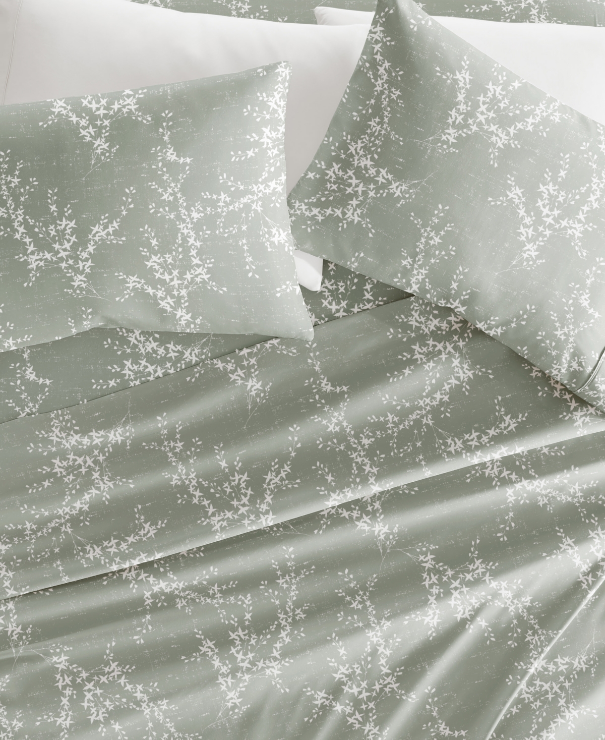 Ienjoy Home Delicate Details 4-p.c. Sheet Set, Queen In Green